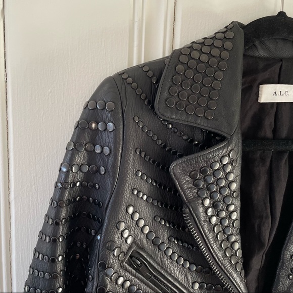 ALC Blake Leather Studded Motorcycle Jacket